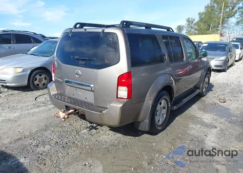 2006 Nissan Pathfinder Se from USA, damaged, VIN 5N1AR18W56C656660